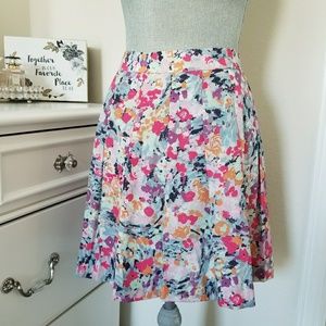J. CREW FLORAL SKIRT